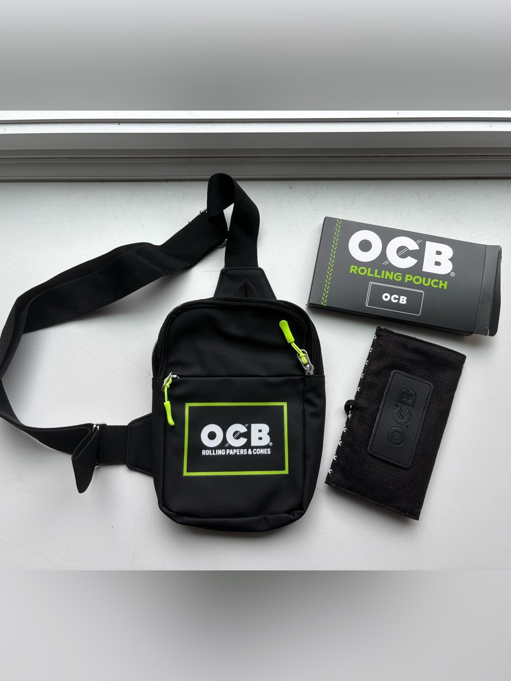 OCB Crossbody Bag & Rolling Pouch